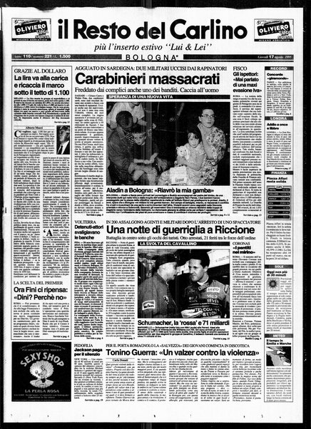 Il Resto del Carlino : giornale dell'Emilia